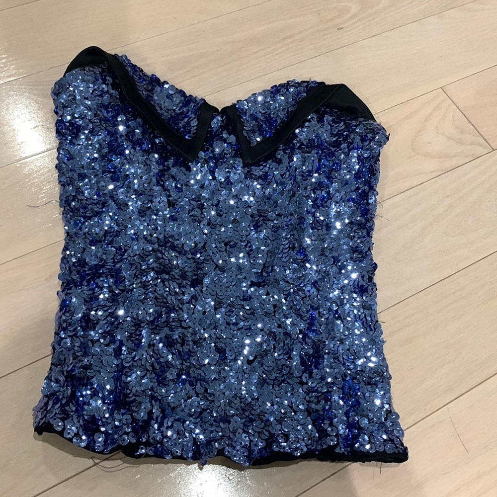 Bebe Sequin Corset Size Xs